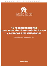 45 recomendaciones para unas elecciones más inclusivas y cercanas a los ciudadanos