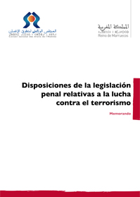 Disposiciones de la legislación penal relativas a la lucha contra el terrorismo